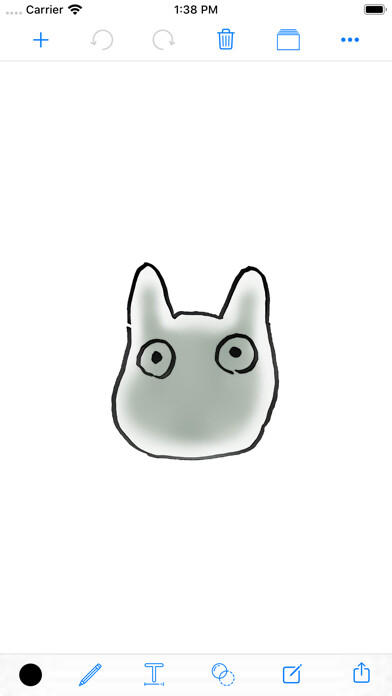 Emulate iPhone app Edit Drawer - Drawing On Photo using MyAndroid