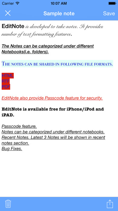 Emulate iPhone app EditNote using MyAndroid Emulate iPhone app EditNote using MyAndroid
