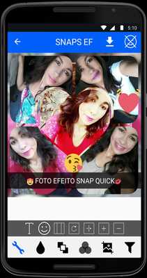 Emulate Android APK Editor de Fotos Efeitos Cachorro Carinhas do Snap