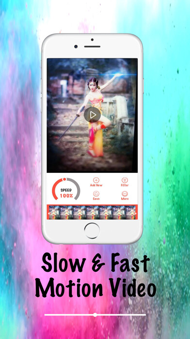 Emulate iPhone app Editor Video Slow & Fast using MyAndroid
