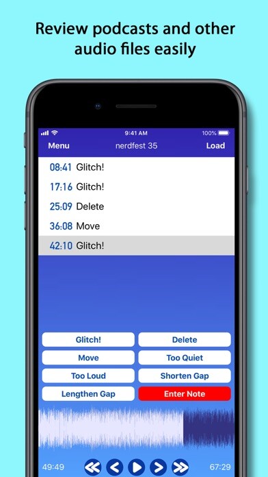 Emulate iPhone app EditPoint using MyAndroid