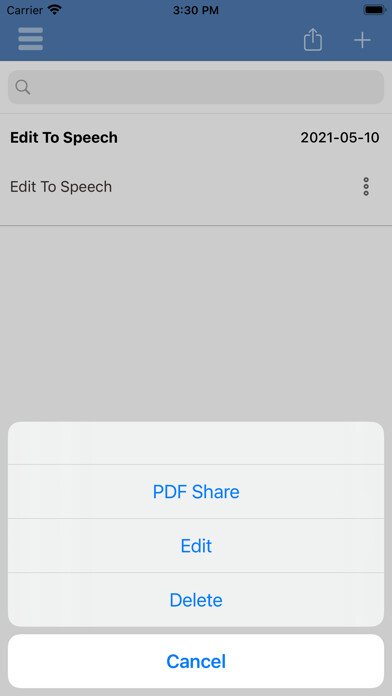 Emulate iPhone app EDIT Text to Speech - ETS using MyAndroid Emulate iPhone app EDIT Text to Speech - ETS using MyAndroid