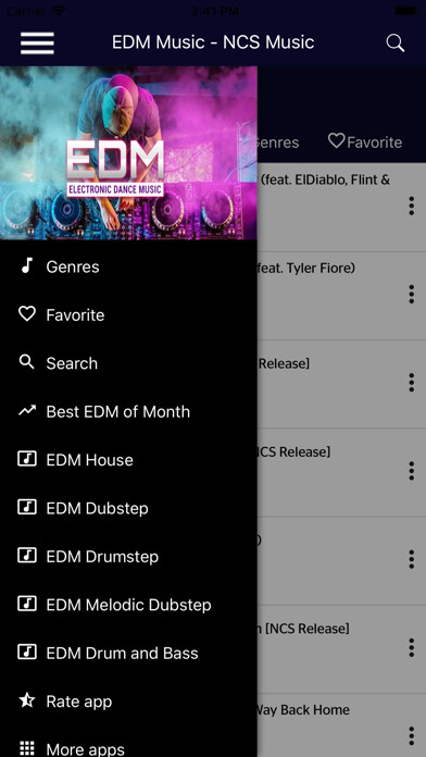 Emulate iPhone app EDM Music - NCS Music using MyAndroid