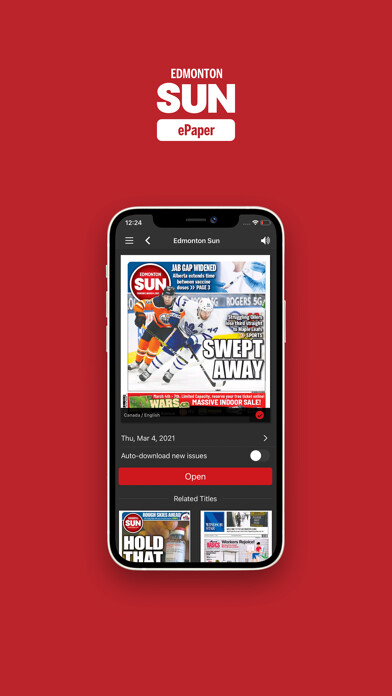 Emulate iPhone app Edmonton Sun ePaper using MyAndroid Emulate iPhone app Edmonton Sun ePaper using MyAndroid
