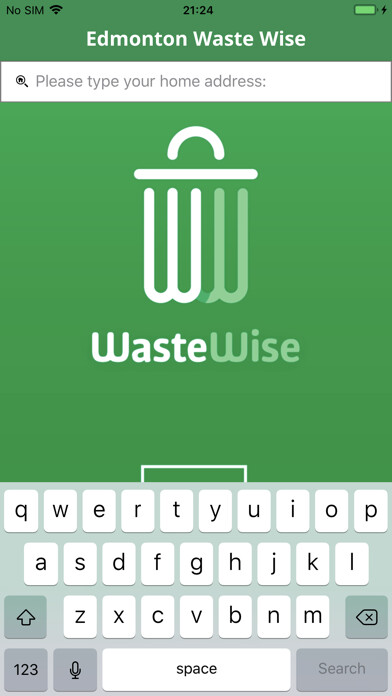 Emulate iPhone app Edmonton Waste Wise using MyAndroid