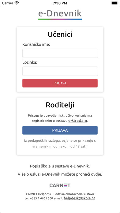 Emulate iPhone app eDnevnik using MyAndroid Emulate iPhone app eDnevnik using MyAndroid