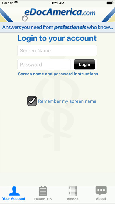Emulate iPhone app eDocAmerica using MyAndroid Emulate iPhone app eDocAmerica using MyAndroid