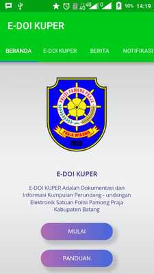 Emulate Android APK E-DOI KUPER