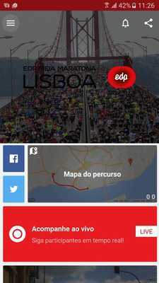 Emulate Android APK EDP Meia Maratona de Lisboa