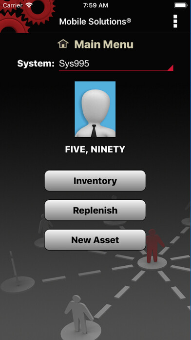 Emulate iPhone app EDS Mobile Solutions - Assets using MyAndroid