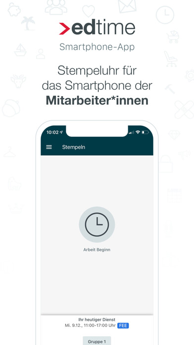 Emulate iPhone app edtime Mitarbeiter-App using MyAndroid Emulate iPhone app edtime Mitarbeiter-App using MyAndroid