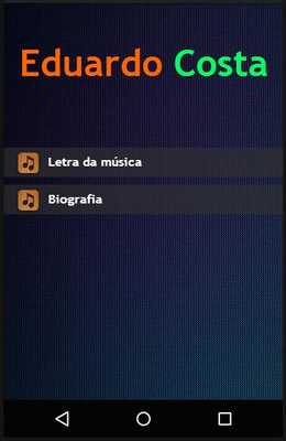 Emulate Android APK Eduardo Costa Letras