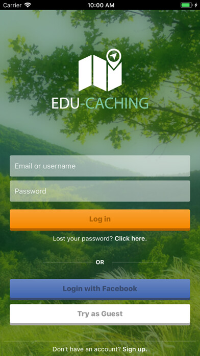 Emulate iPhone app Edu-caching World using MyAndroid