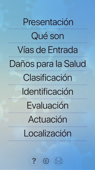 Emulate iPhone app Educar sin cancerígenos using MyAndroid