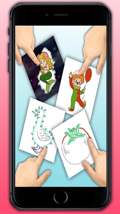 Emulate iPhone app Educational Coloring book - Connect the dots then paint the drawings with magic marker using MyAndroid Emulate iPhone app Educational Coloring book - Connect the dots then paint the drawings with magic marker using MyAndroid