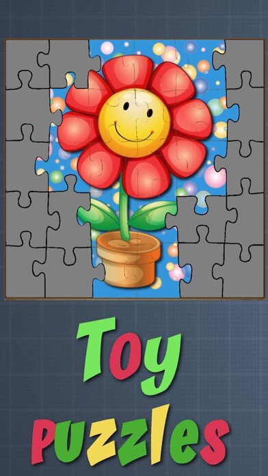 Emulate iPhone app Educational jigsaw puzzles. Toys Lite using MyAndroid
