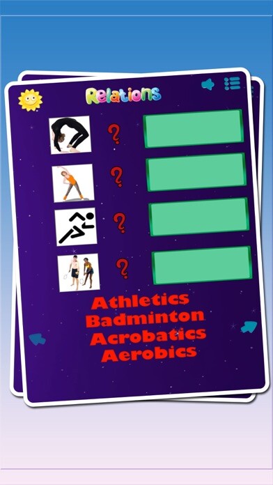 Emulate iPhone app Educational Word Sport : Learn English Vocabulary Puzzle Game For Kids And Toddler using MyAndroid