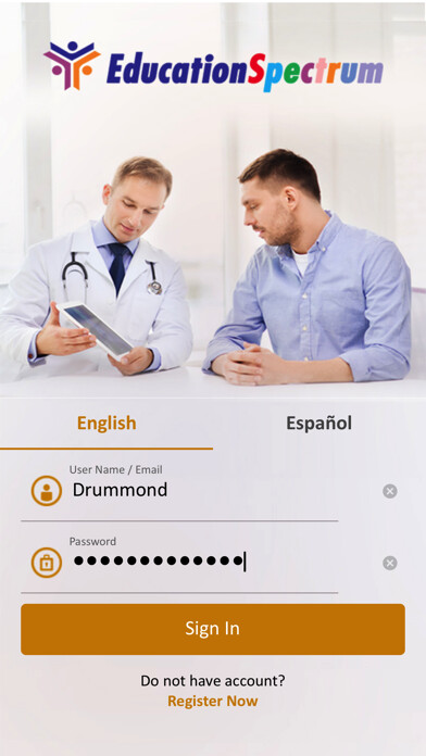 Emulate iPhone app EducationSpectrum using MyAndroid Emulate iPhone app EducationSpectrum using MyAndroid