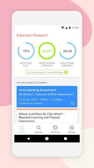 Emulate iPhone app Educator Passport using MyAndroid Emulate iPhone app Educator Passport using MyAndroid