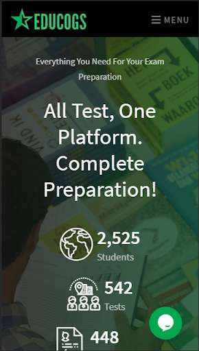 Run android online APK Educogs : Online exam preparation and mock test. from MyAndroid or emulate Educogs : Online exam preparation and mock test. using MyAndroid