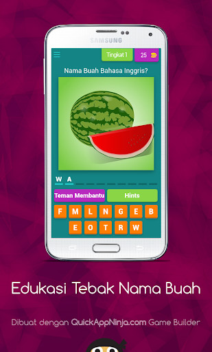Run android online APK Edukasi Tebak Nama Buah from MyAndroid or emulate Edukasi Tebak Nama Buah using MyAndroid