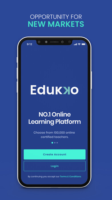 Emulate iPhone app Edukko Teach using MyAndroid