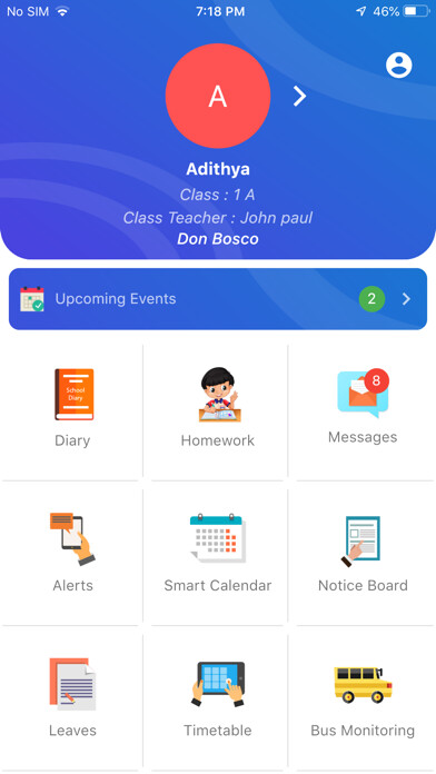 Emulate iPhone app Eduplus - Keep your kid safe using MyAndroid