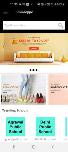 Run android online APK Edushoppe from MyAndroid or emulate Edushoppe using MyAndroid