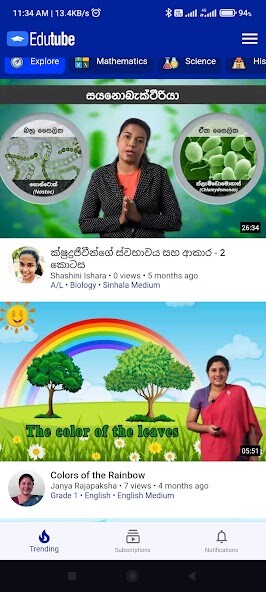 Run android online APK Edutube from MyAndroid or emulate Edutube using MyAndroid