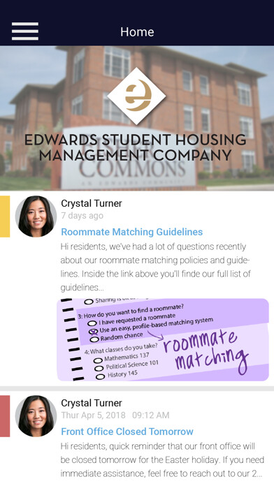 Emulate iPhone app Edwards Student Housing using MyAndroid Emulate iPhone app Edwards Student Housing using MyAndroid