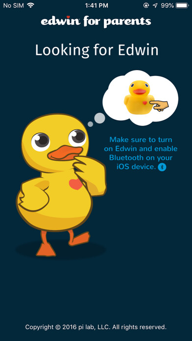 Emulate iPhone app Edwin Duck for Parents using MyAndroid