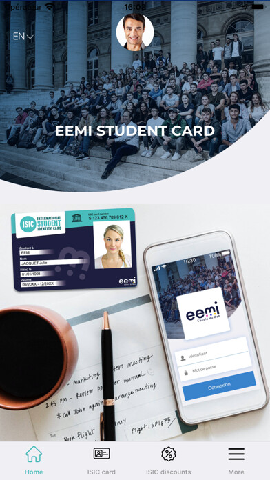 Emulate iPhone app EEMI Student Card using MyAndroid Emulate iPhone app EEMI Student Card using MyAndroid