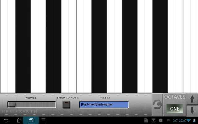 Emulate Android APK EerieSynth Demo