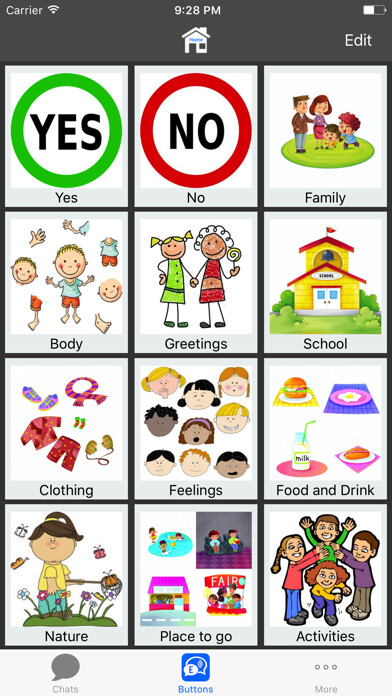 Emulate iPhone app EESpeech Chat - AAC using MyAndroid Emulate iPhone app EESpeech Chat - AAC using MyAndroid