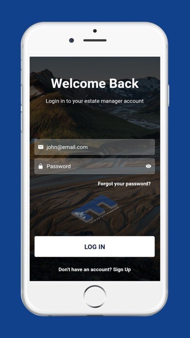 Emulate iPhone app E-Estate Manager using MyAndroid