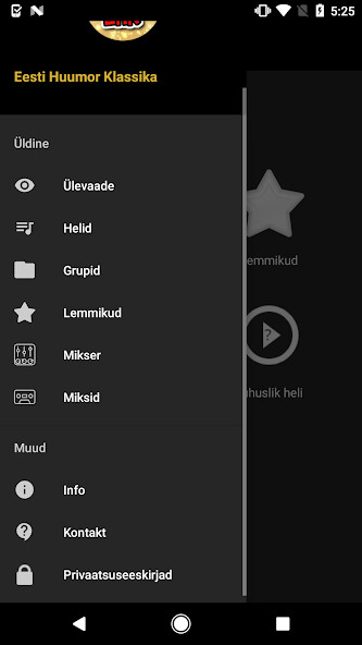 Run android online APK Eesti Huumor Klassika from MyAndroid or emulate Eesti Huumor Klassika using MyAndroid