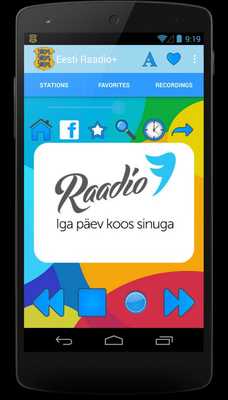 Emulate Android APK Eesti Raadio+