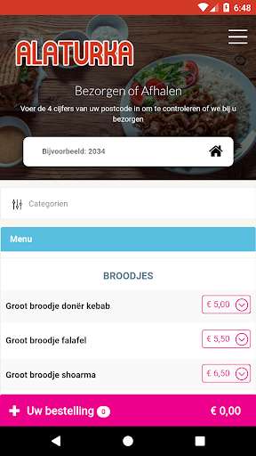 Run android online APK Eethuis Alaturka from MyAndroid or emulate Eethuis Alaturka using MyAndroid
