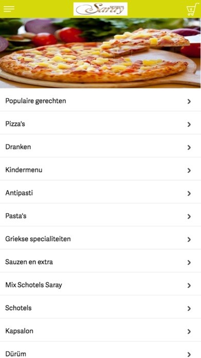 Emulate iPhone app Eethuis Saray using MyAndroid Emulate iPhone app Eethuis Saray using MyAndroid