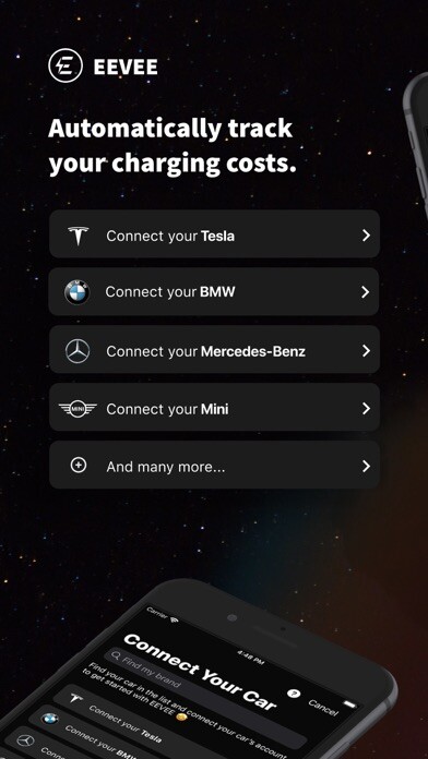 Emulate iPhone app EEVEE - Track charging costs using MyAndroid