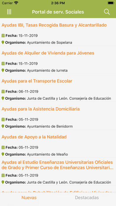Emulate iPhone app eFamilia using MyAndroid