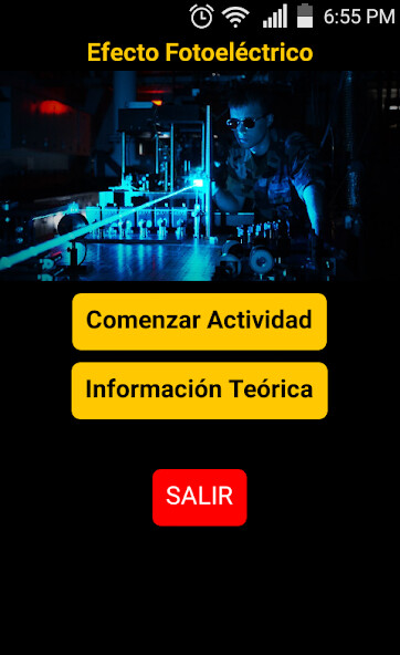 Run android online APK Efecto fotoeléctrico from MyAndroid or emulate Efecto fotoeléctrico using MyAndroid Run android online APK Efecto fotoeléctrico from MyAndroid or emulate Efecto fotoeléctrico using MyAndroid