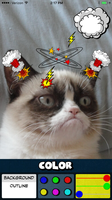 Emulate iPhone app Effect Color Stickers using MyAndroid Emulate iPhone app Effect Color Stickers using MyAndroid