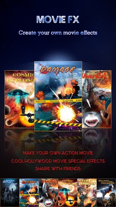Emulate iPhone app Effects Camera - Action Movie using MyAndroid