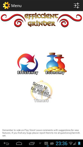 Run android online APK Efficient Grinder from MyAndroid or emulate Efficient Grinder using MyAndroid