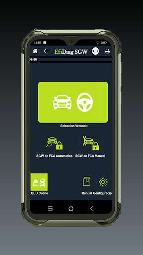 Run android online APK Efidiag SGW from MyAndroid or emulate Efidiag SGW using MyAndroid