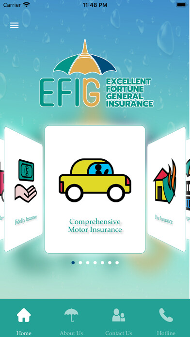 Emulate iPhone app EFI General Insurance using MyAndroid