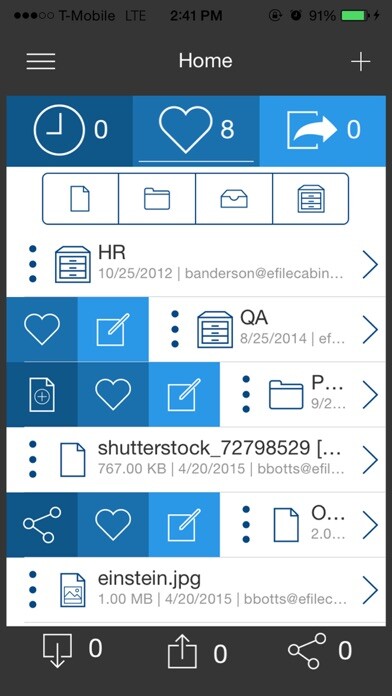Emulate iPhone app eFileCabinet Online using MyAndroid Emulate iPhone app eFileCabinet Online using MyAndroid