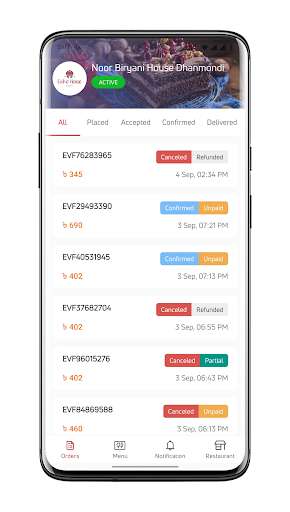 Run android online APK eFood Merchant from MyAndroid or emulate eFood Merchant using MyAndroid