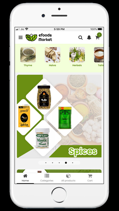Emulate iPhone app eFoods Market using MyAndroid Emulate iPhone app eFoods Market using MyAndroid